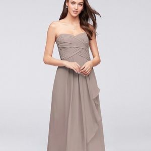 David’s Bridal Biscotti bridesmaid dress